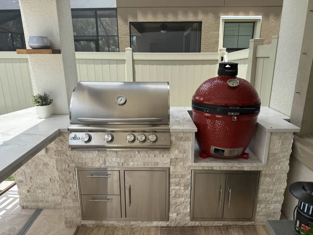 Outdoor kitchen project in Tampa, Florida by Oasis Outdoor Living, project photo 3