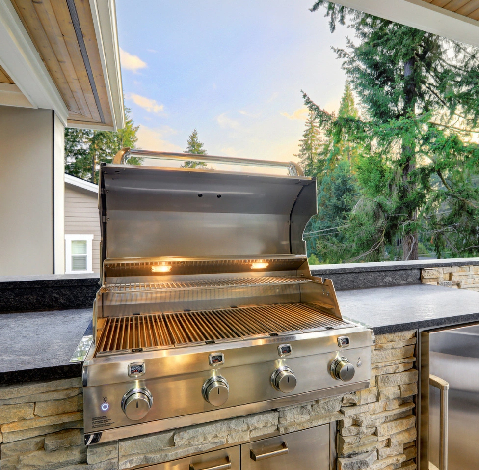 Custom outdoor kitchen build by Oasis Outdoor Living, project photo 2