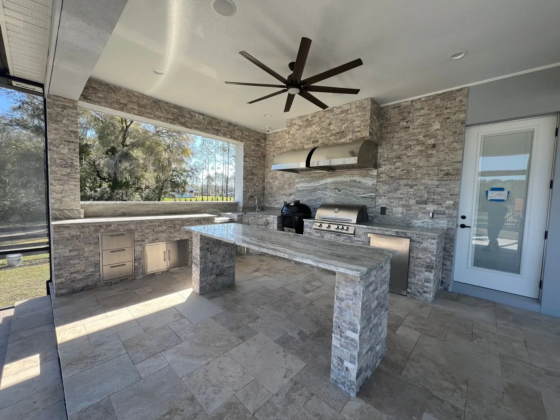 Custom outdoor kitchen build by Oasis Outdoor Living, project photo 8