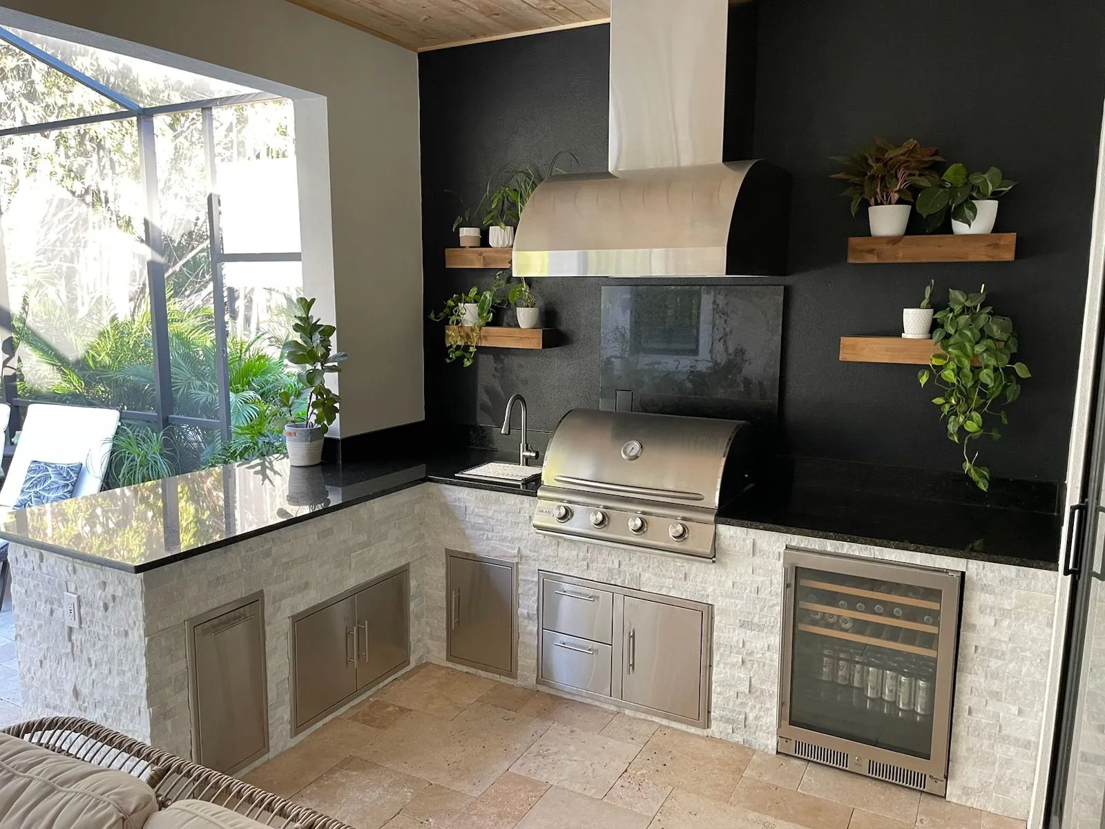 Custom outdoor kitchen build by Oasis Outdoor Living, project photo 12