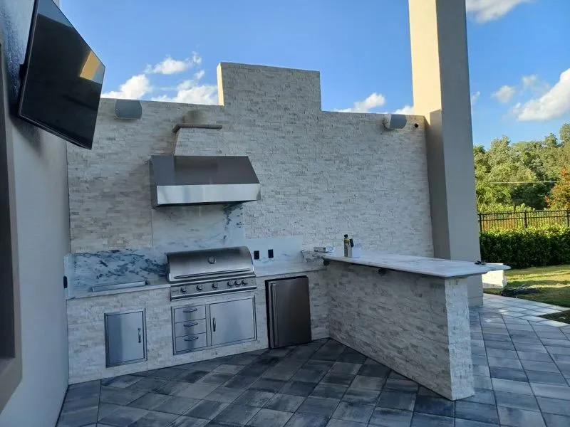 Custom outdoor kitchen build by Oasis Outdoor Living, project photo 6