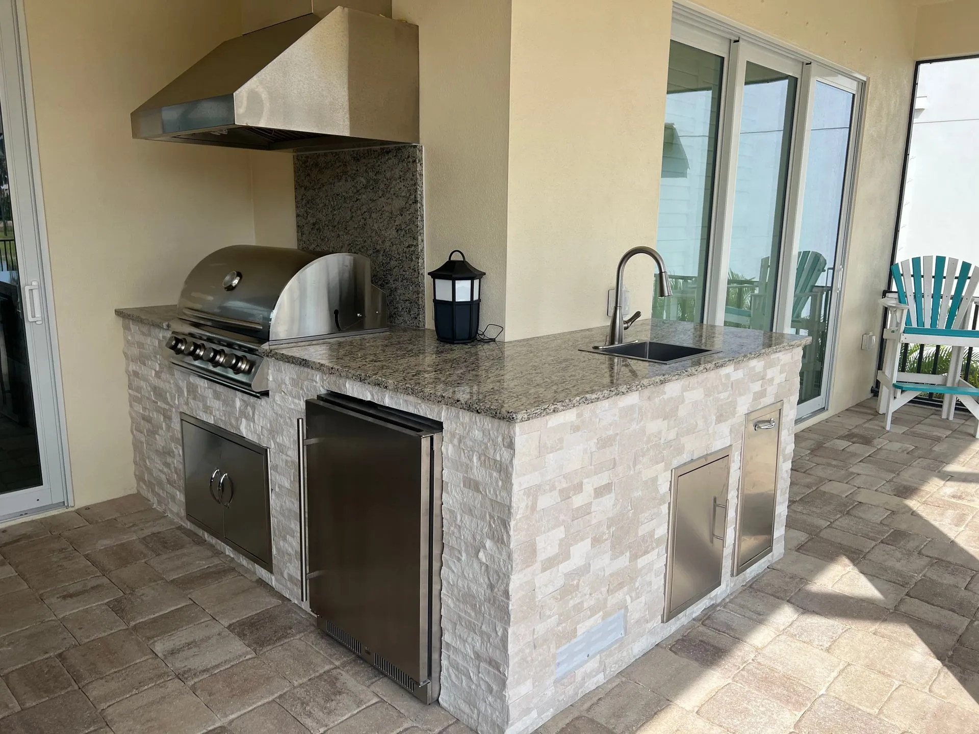 Custom outdoor kitchen build by Oasis Outdoor Living, project photo 5
