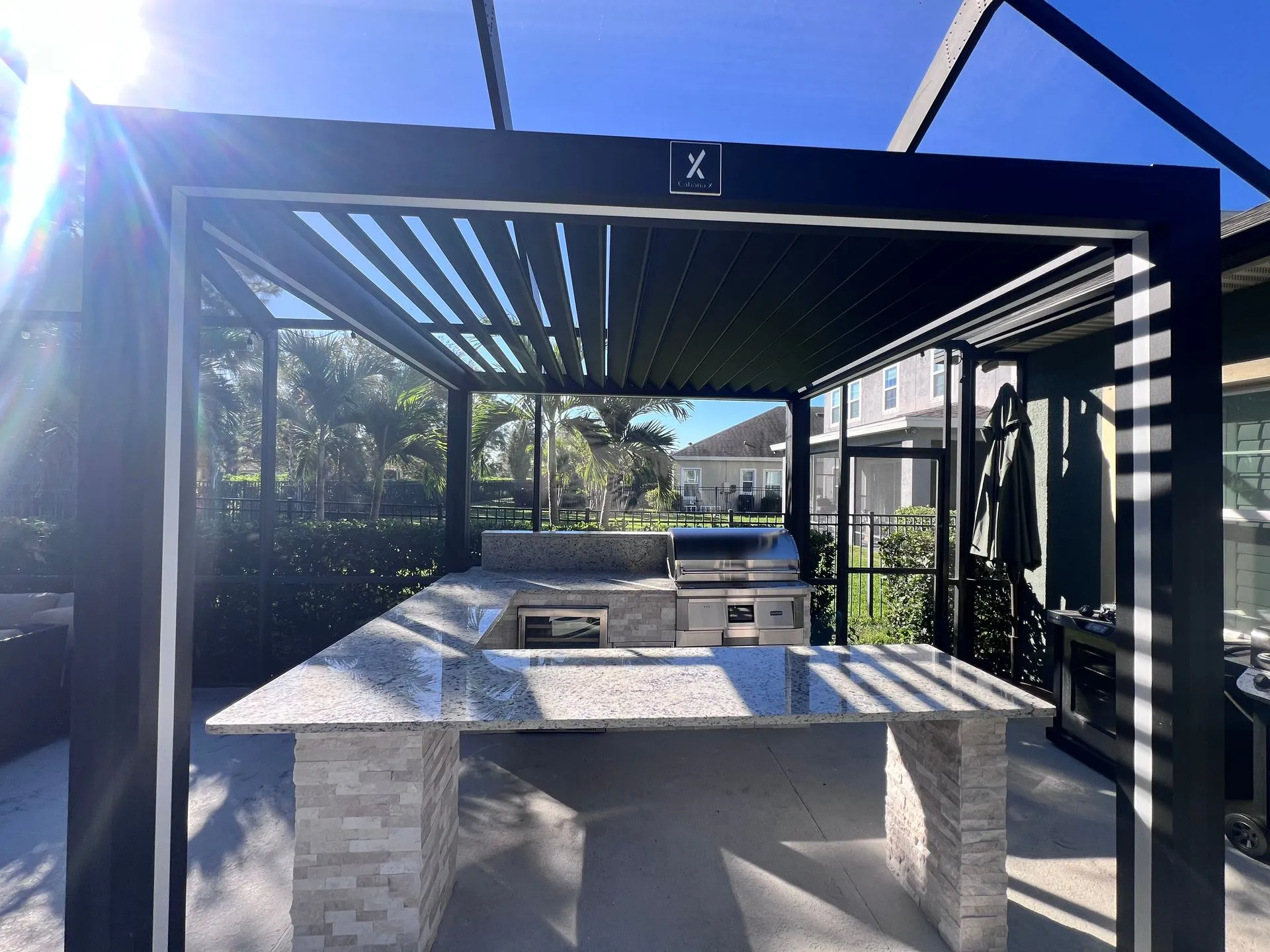 Custom outdoor kitchen build by Oasis Outdoor Living, project photo 2