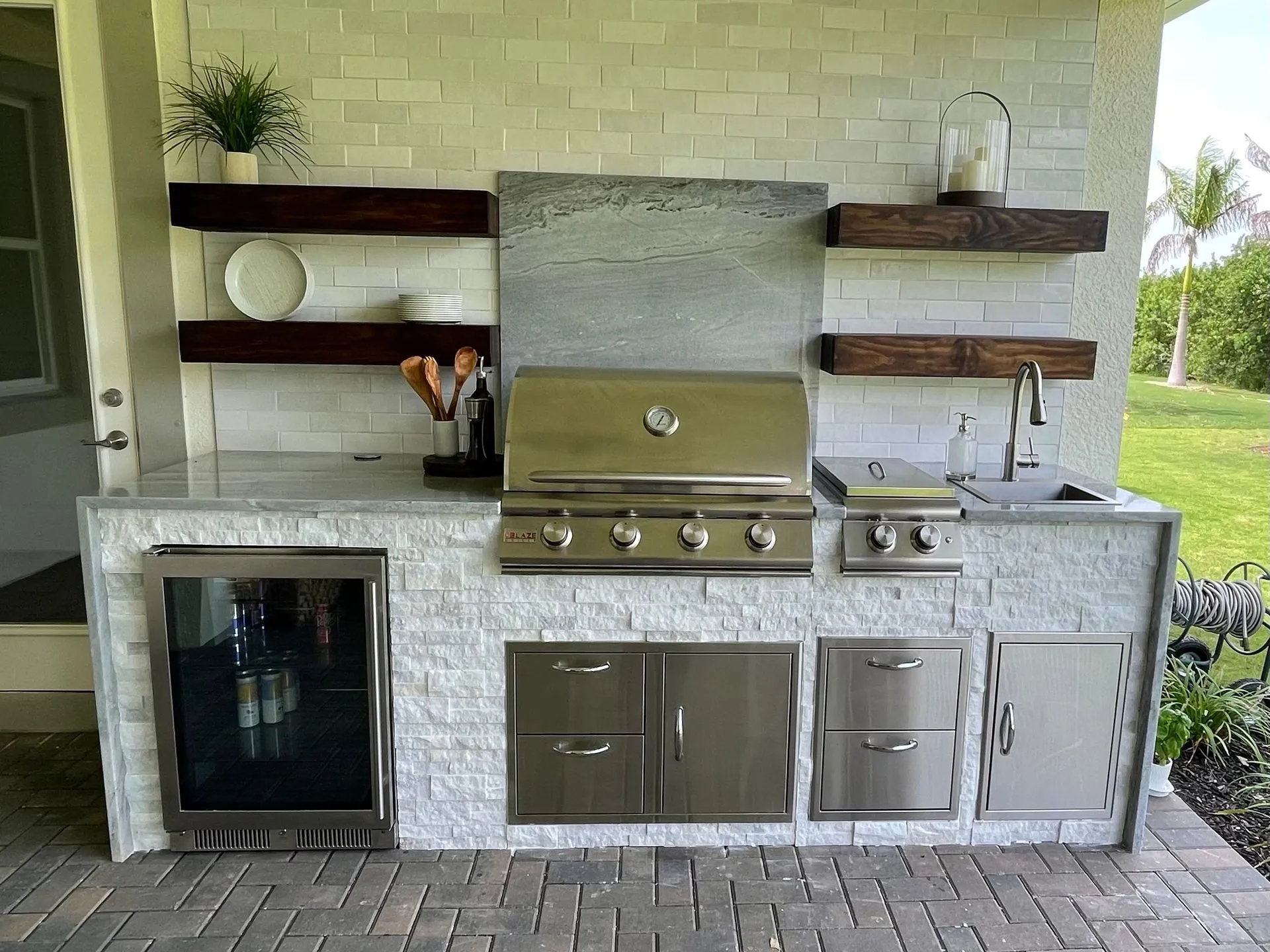 Custom outdoor kitchen build by Oasis Outdoor Living, project photo 10