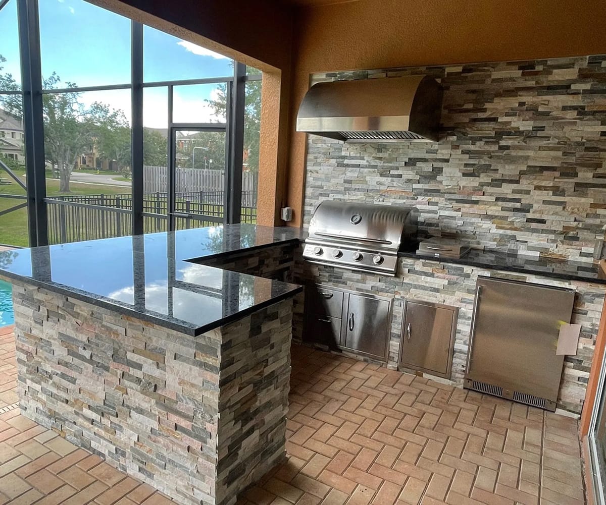 Custom outdoor kitchen build by Oasis Outdoor Living, project photo 5