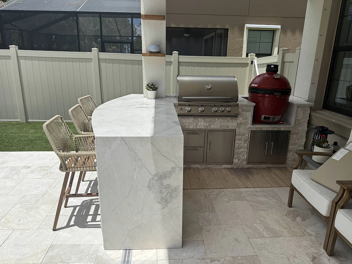 Prefab outdoor kitchen by Oasis Outdoor Living, project photo 11