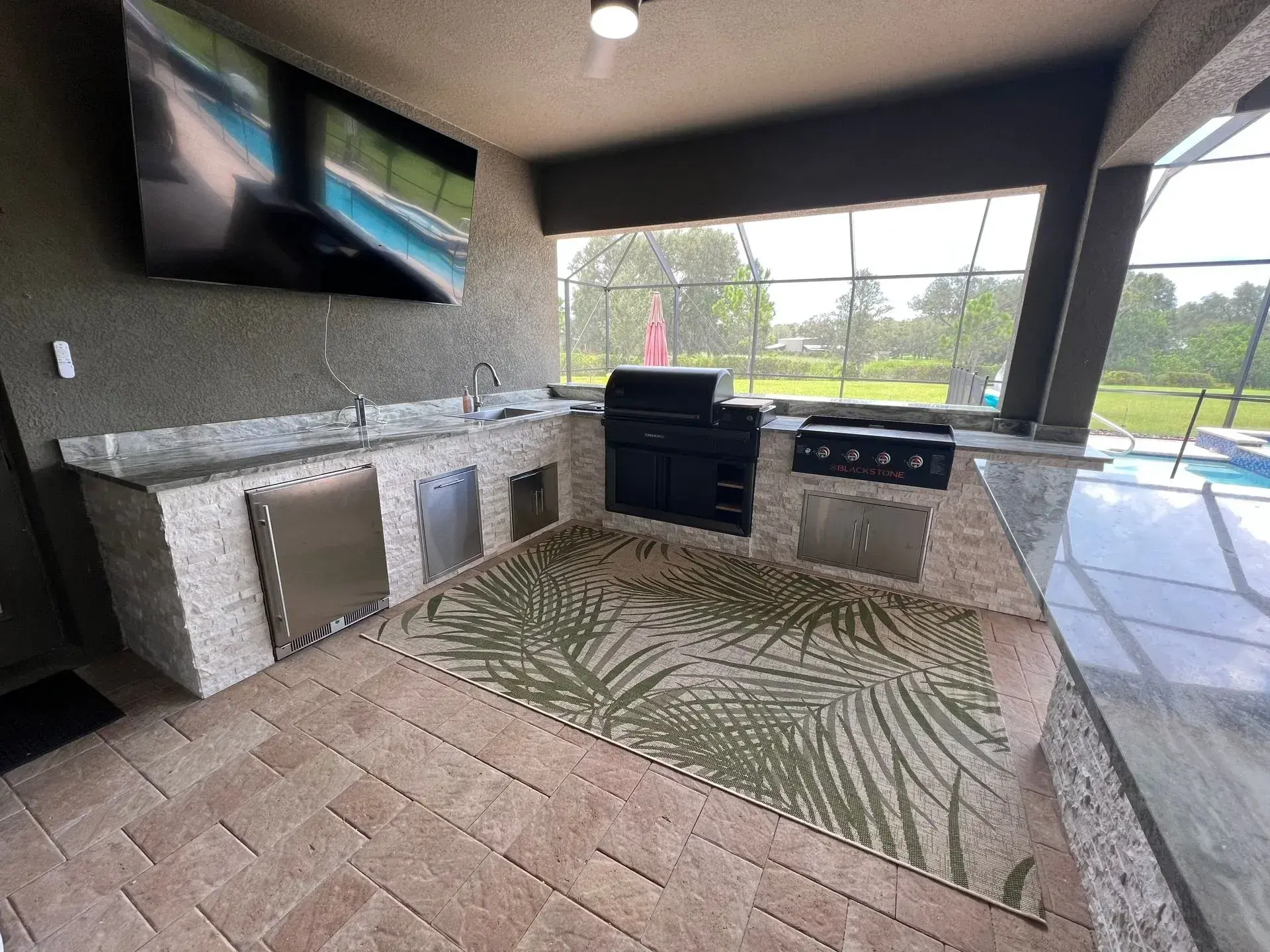Outdoor refrigeration unit by Oasis Outdoor Living, project photo 13