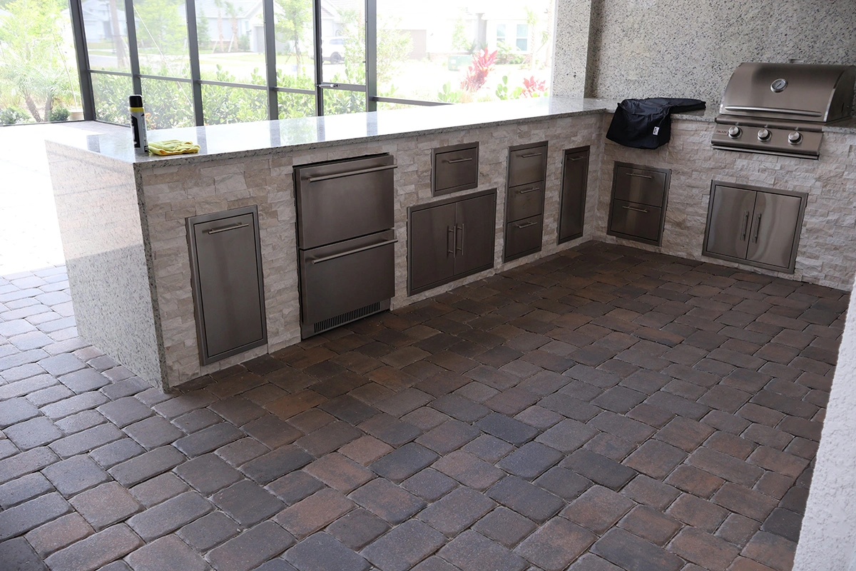 Outdoor refrigeration unit by Oasis Outdoor Living, project photo 5