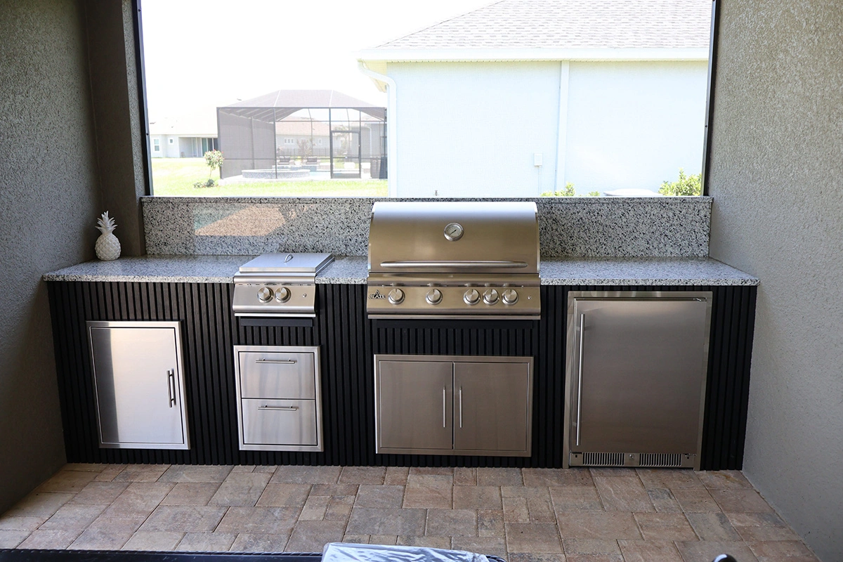 Outdoor refrigeration unit by Oasis Outdoor Living, project photo 10
