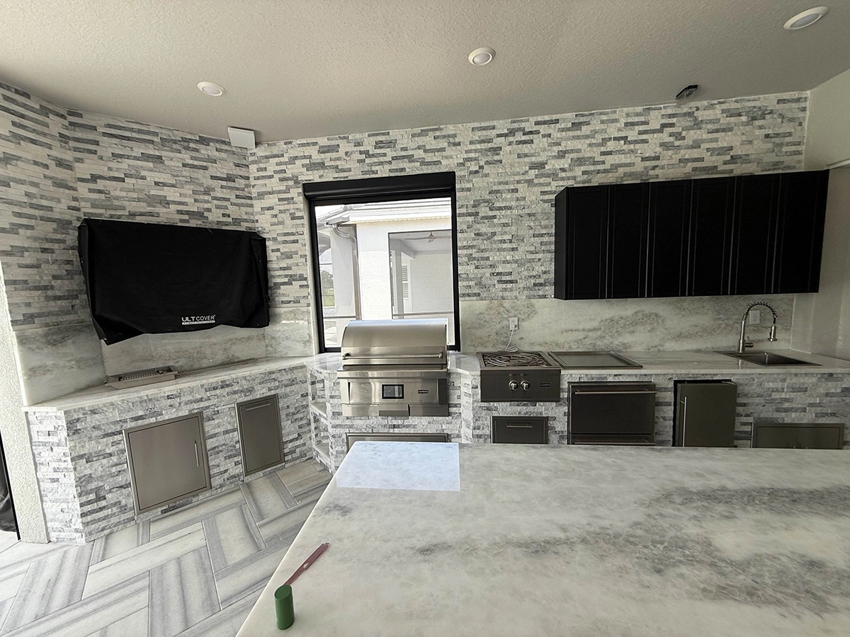 Outdoor refrigeration unit by Oasis Outdoor Living, project photo 11