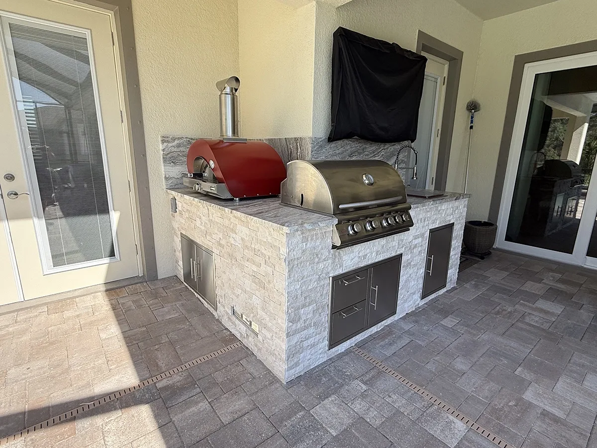 Signature outdoor kitchen island by Oasis Outdoor Living