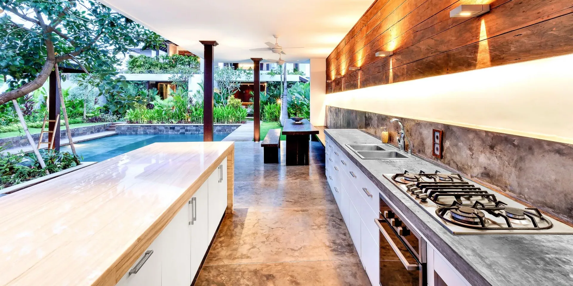 Signature outdoor kitchen island by Oasis Outdoor Living
