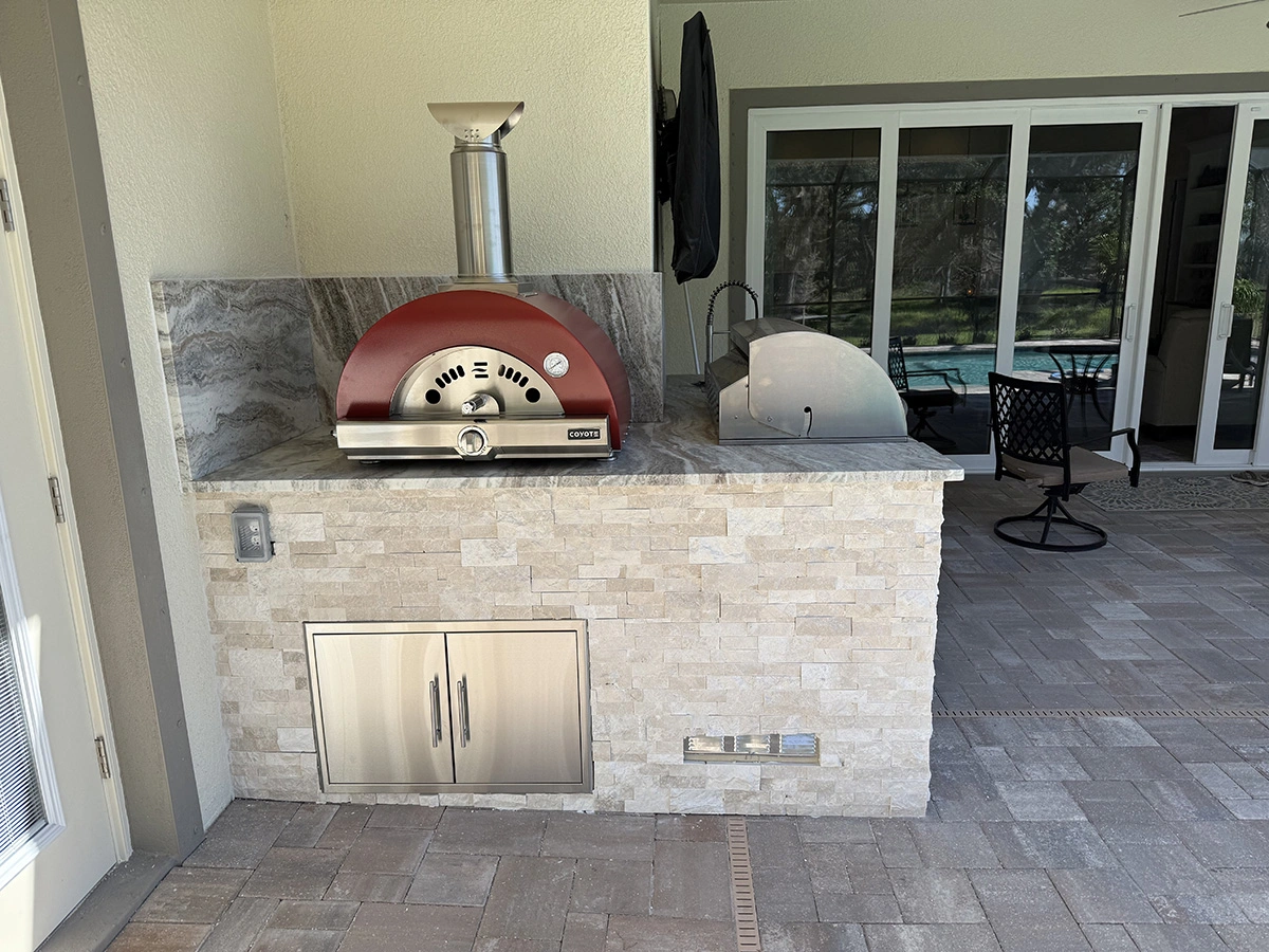 Stone and paver work by Oasis Outdoor Living, project photo 2